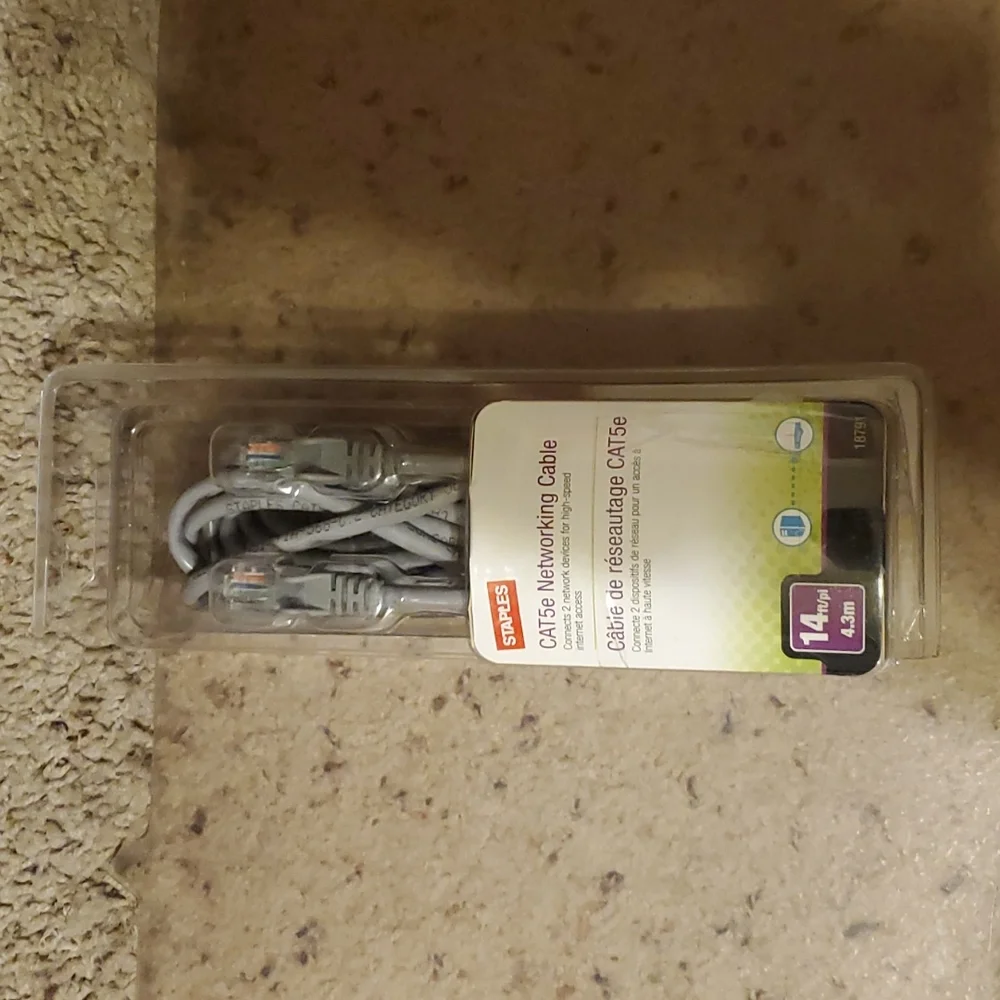 CAT5e Networking Cable 14ft